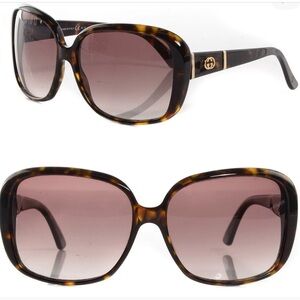 Gucci Butterfly Tortoise Shell Sunglasses GG 3125/S